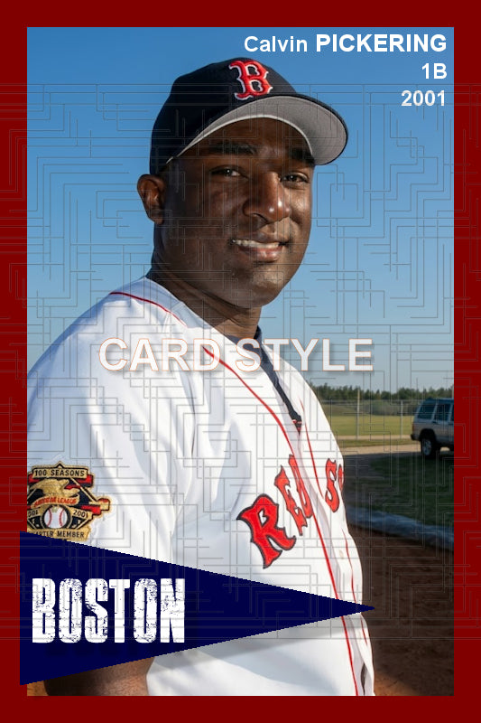 Calvin Pickering - 2001 Boston Red Sox - choose a size & style