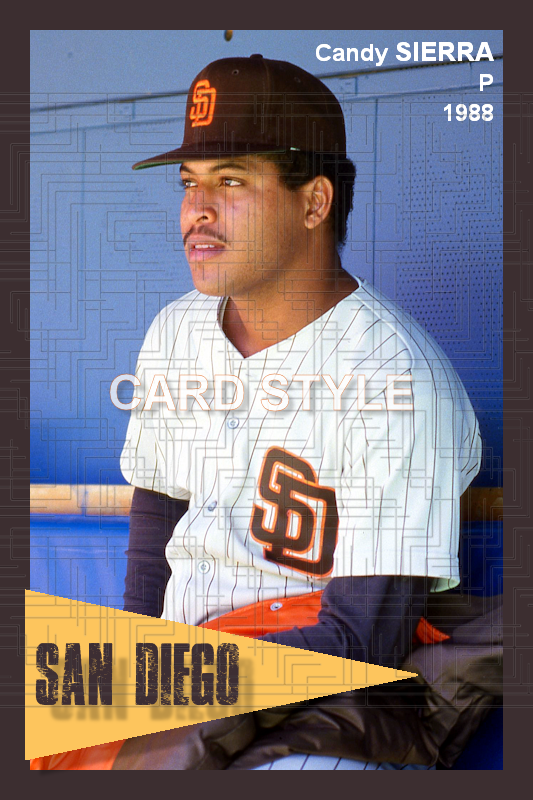 Candy Sierra - 1988 San Diego Padres - choose a size & style