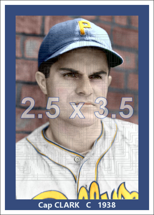 Cap Clark - 1938 Philadelphia Phillies - choose a size & style