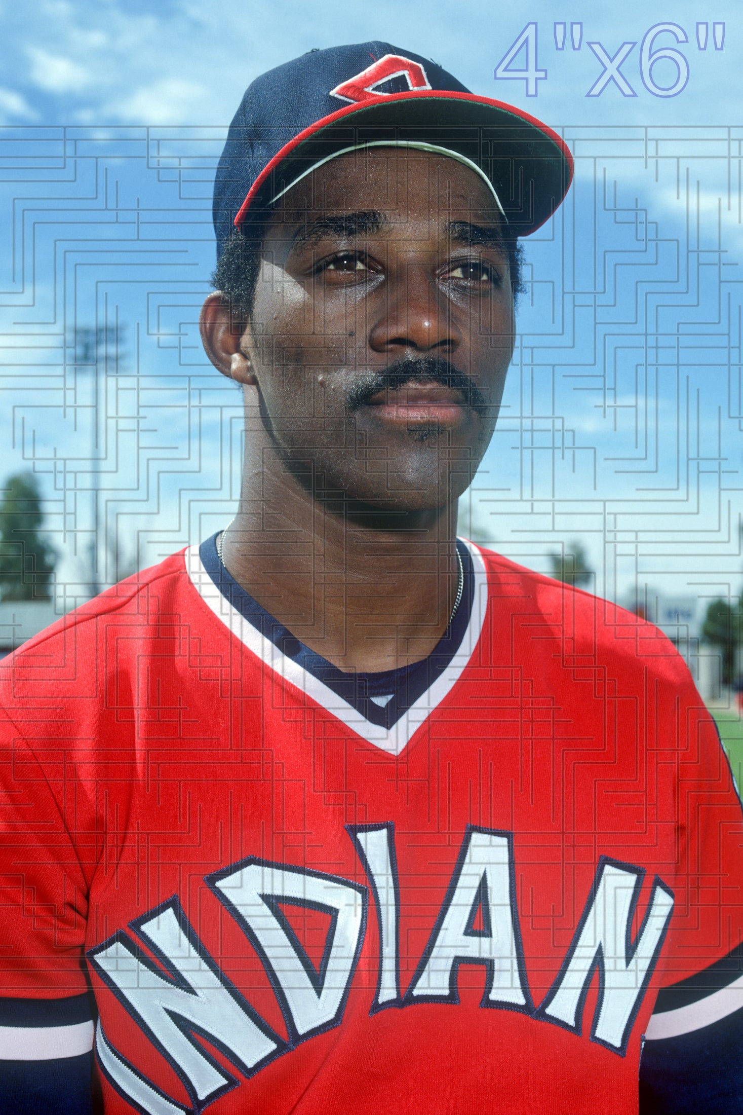 Cardell Camper - 1977 Cleveland Indians - choose a size & style
