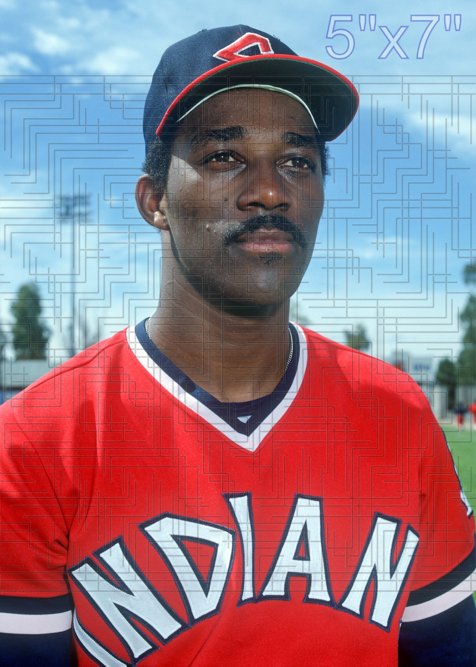 Cardell Camper - 1977 Cleveland Indians - choose a size & style
