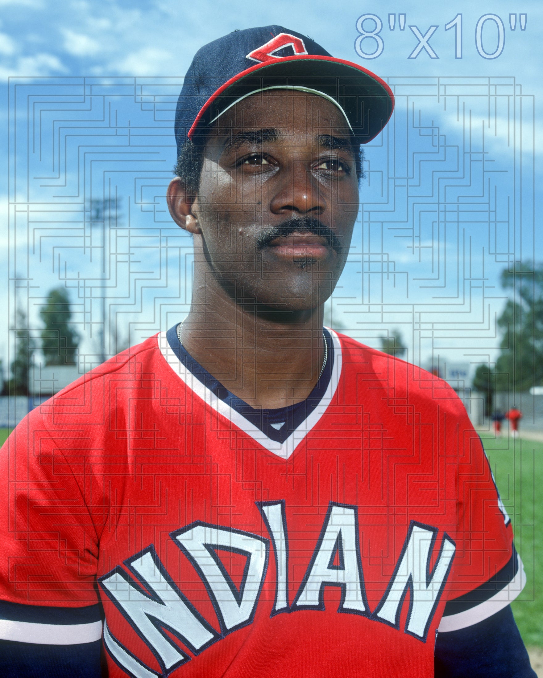 Cardell Camper - 1977 Cleveland Indians - choose a size & style