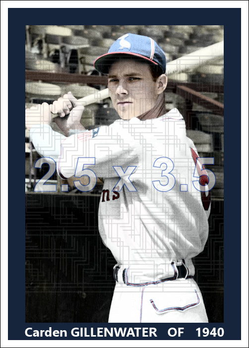 Carden Gillenwater - 1940 New Orleans Pelicans - choose a size & style