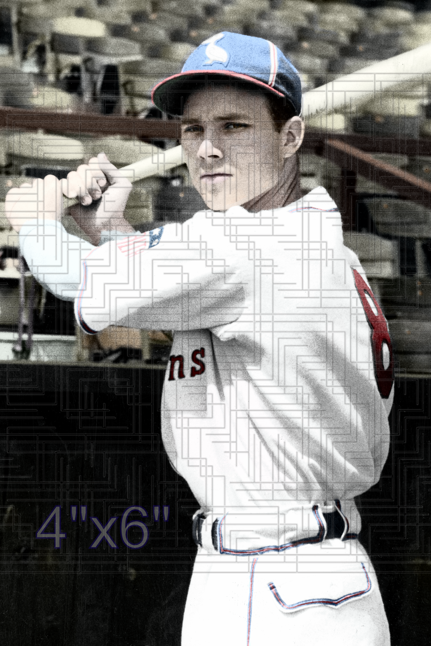 Carden Gillenwater - 1940 New Orleans Pelicans - choose a size & style