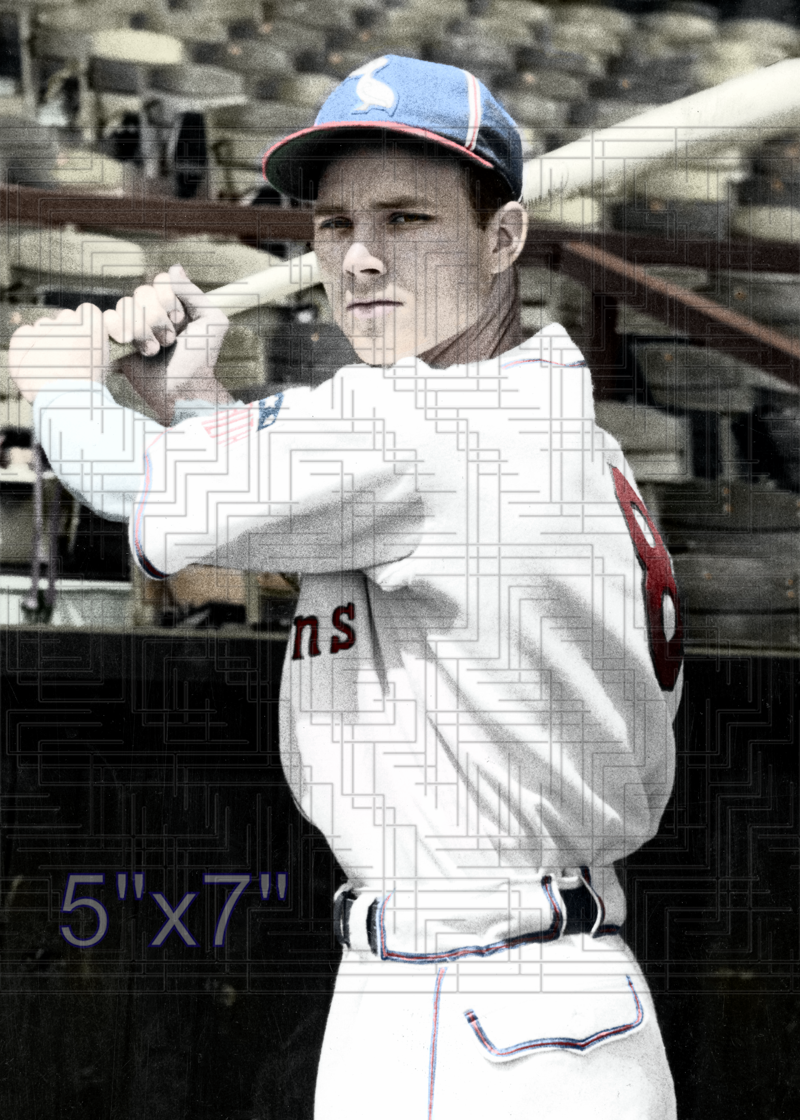 Carden Gillenwater - 1940 New Orleans Pelicans - choose a size & style
