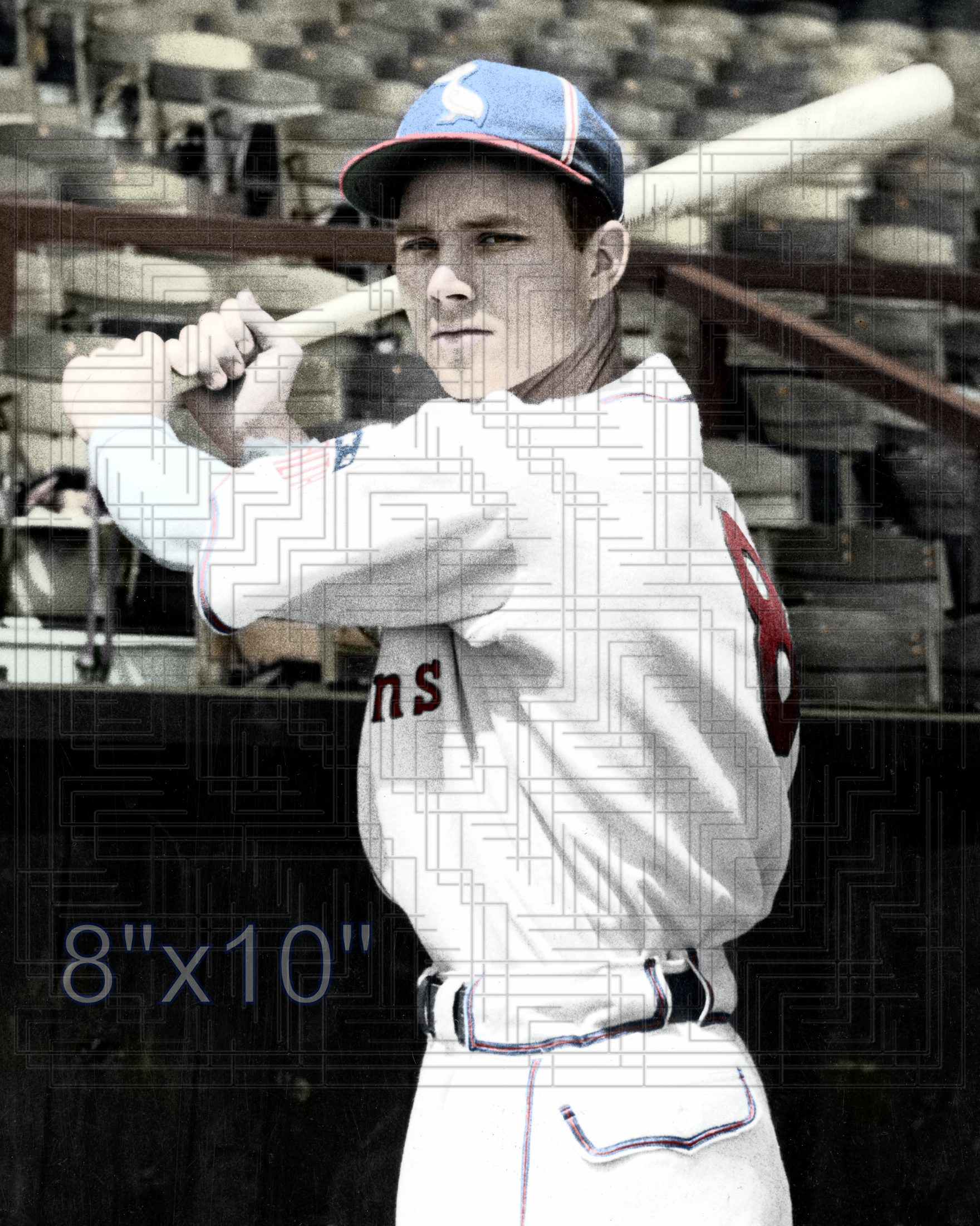 Carden Gillenwater - 1940 New Orleans Pelicans - choose a size & style