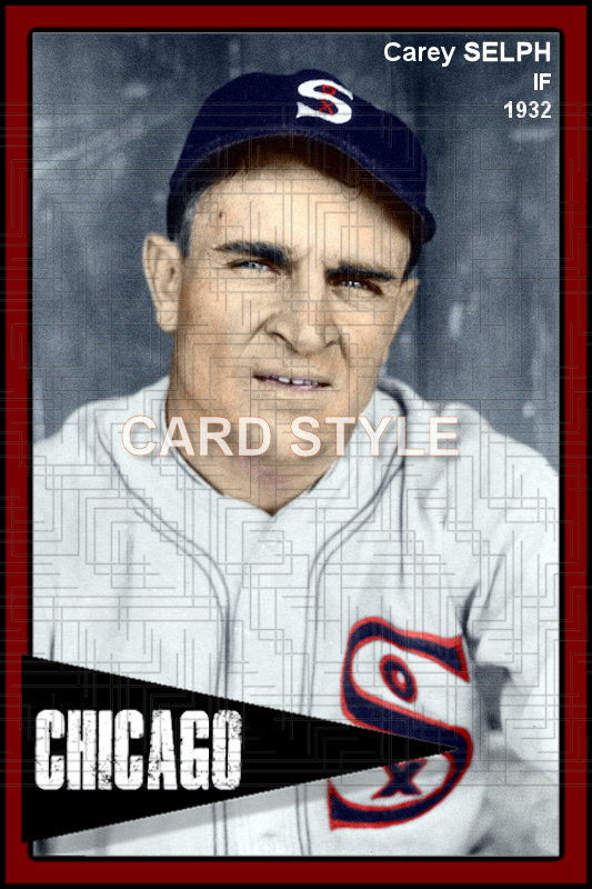 Carey Selph - 1932 Chicago White Sox - choose a size & style