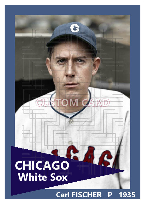 Carl Fischer - 1935 Chicago White Sox - choose a size & style