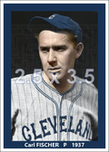 Carl Fischer - 1937 Cleveland Indians - choose a size & style