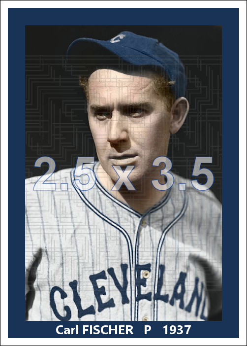 Carl Fischer - 1937 Cleveland Indians - choose a size & style