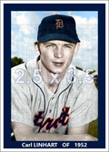 Carl Linhart - 1952 Detroit Tigers - choose a size & style