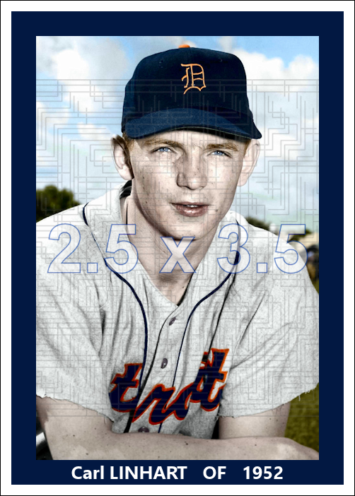 Carl Linhart - 1952 Detroit Tigers - choose a size & style