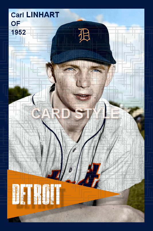 Carl Linhart - 1952 Detroit Tigers - choose a size & style
