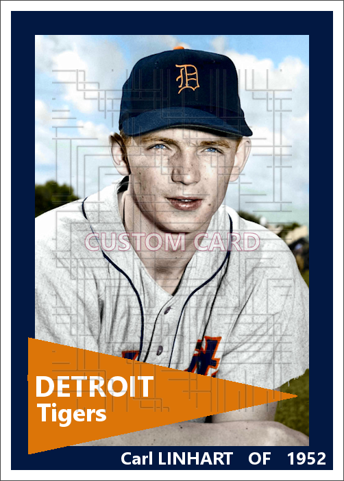 Carl Linhart - 1952 Detroit Tigers - choose a size & style