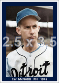 Carl McNabb - 1945 Detroit Tigers - choose a size & style