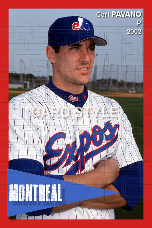 Carl Pavano - 2002 Montreal Expos - choose a size & style
