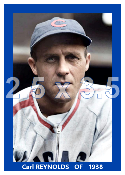 Carl Reynolds - 1938 Chicago Cubs - choose a size & style