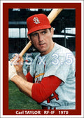 Carl Taylor - 1970 St. Louis Cardinals - choose a size & style