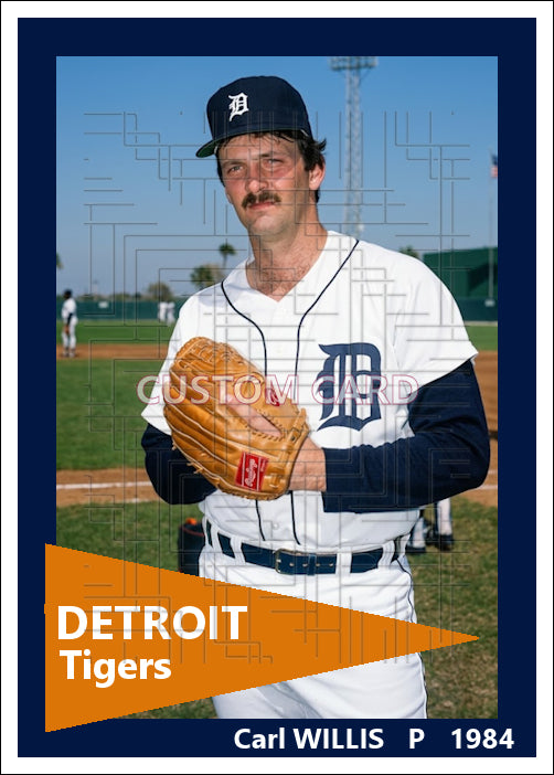 Carl Willis - 1984 Detroit Tigers - choose a size & style