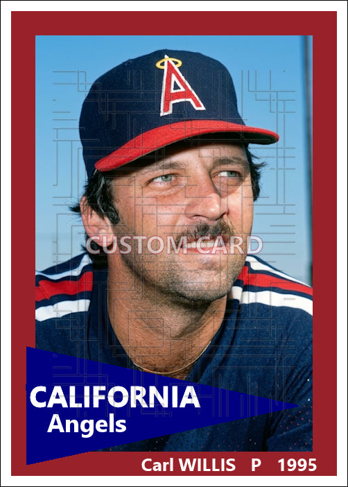 Carl Willis - 1995 California Angels - choose a size & style