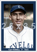 Carl Yowell - 1925 Cleveland Indians - choose a size & style