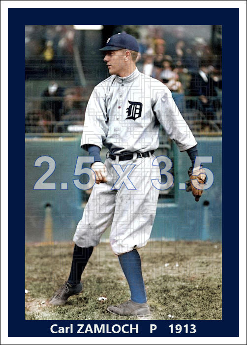 Carl Zamloch - 1913 Detroit Tigers - choose a size & style