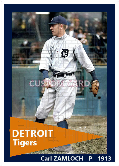 Carl Zamloch - 1913 Detroit Tigers - choose a size & style
