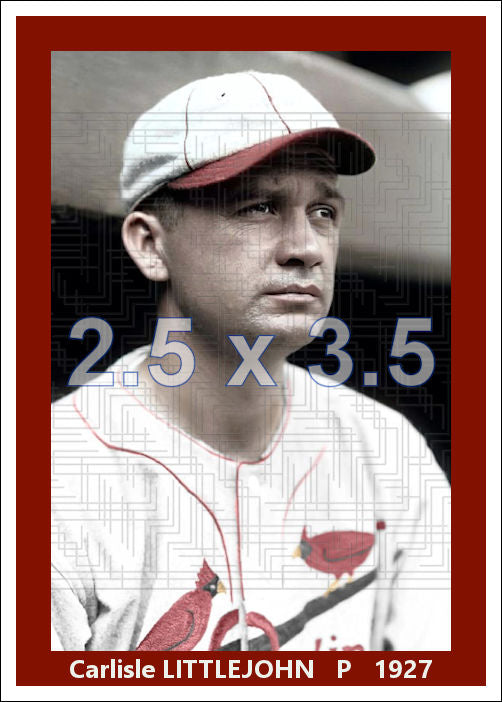Carlisle Littlejohn - 1927 St. Louis Cardinals - choose a size & style
