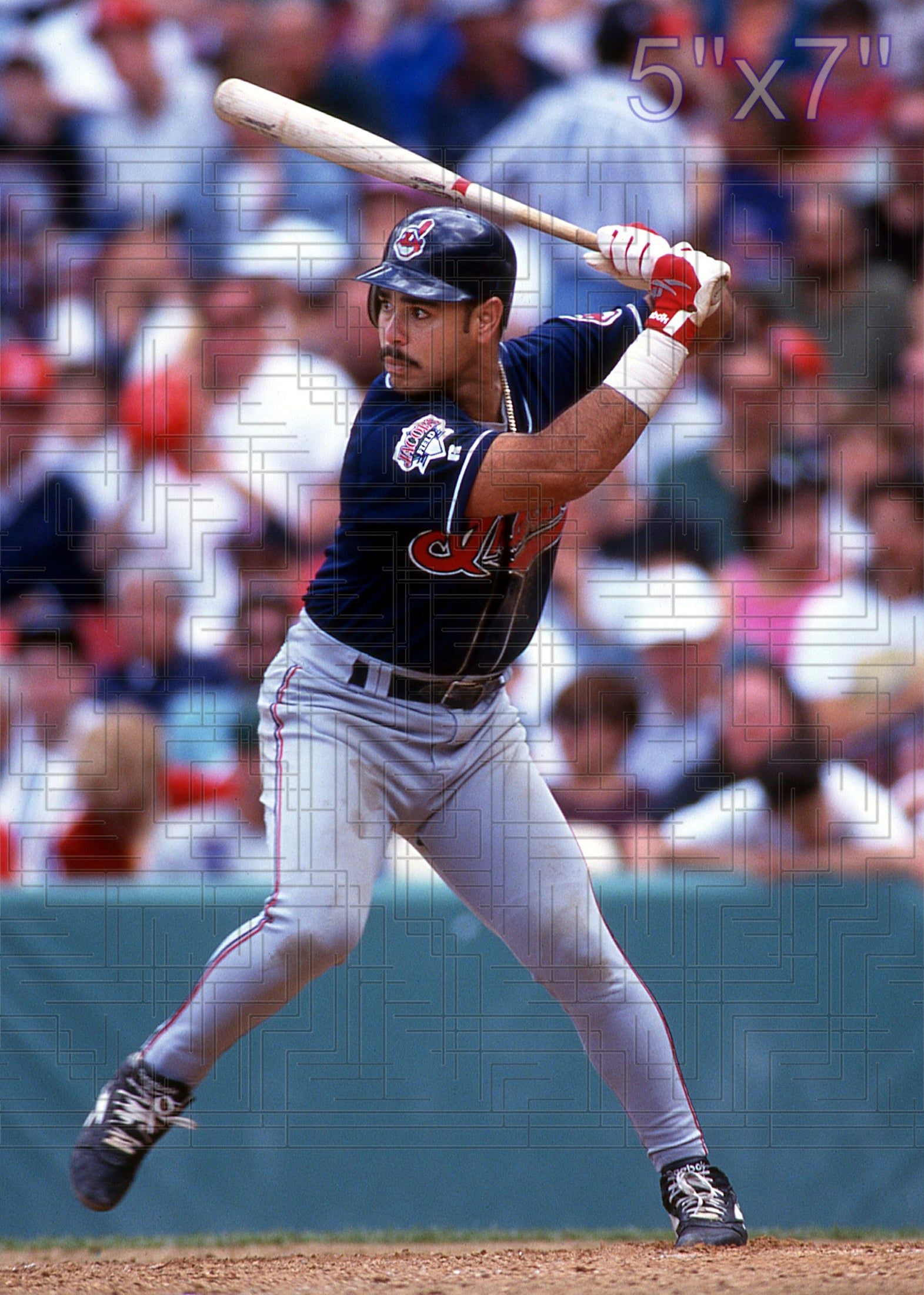 Carlos Baerga - 1995 Cleveland Indians - choose a size & style