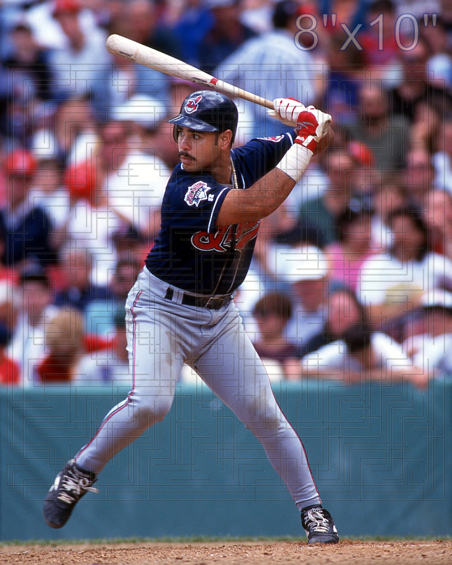 Carlos Baerga - 1995 Cleveland Indians - choose a size & style
