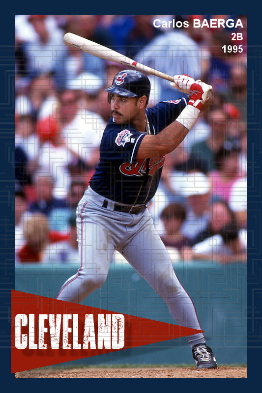 Carlos Baerga - 1995 Cleveland Indians - choose a size & style