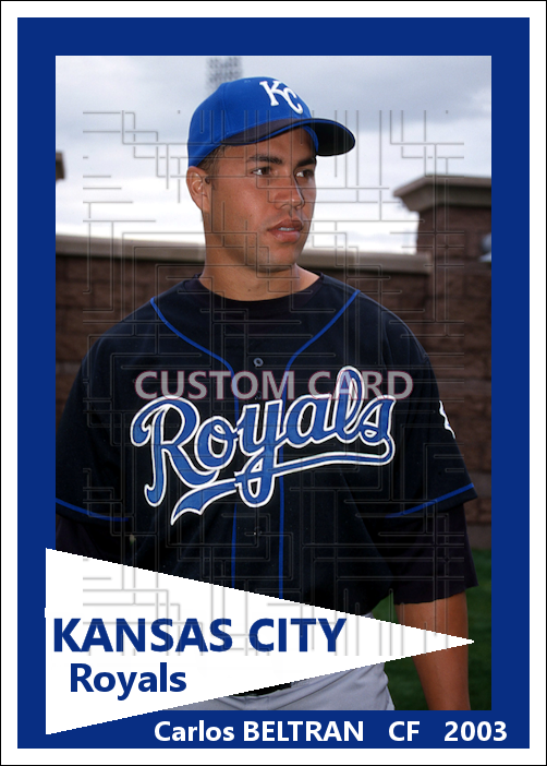 Carlos Beltran - 2003 Kansas City Royals - choose a size & style