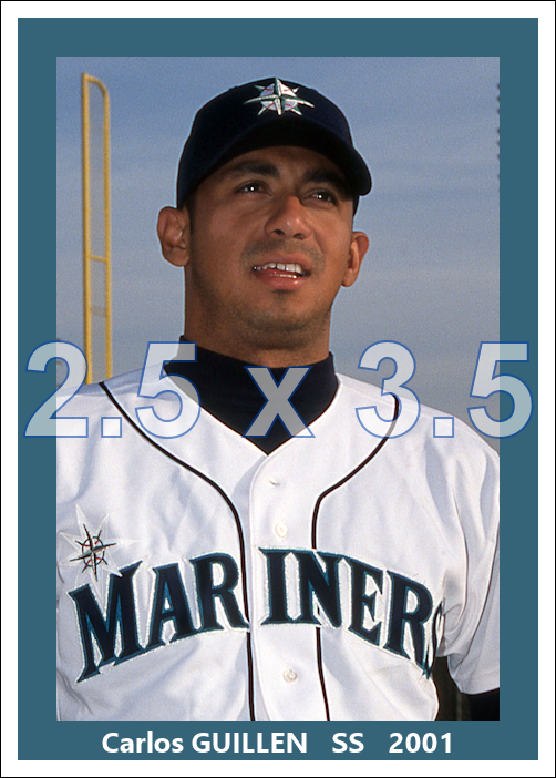 Carlos Guillen - 2001 Seattle Mariners - choose a size & style