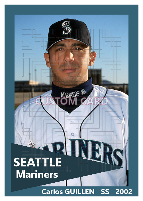 Carlos Guillen - 2002 Seattle Mariners - choose a size & style