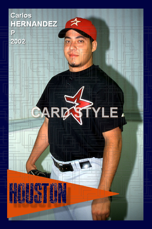 Carlos Hernandez - 2002 Houston Astros - choose a size & style