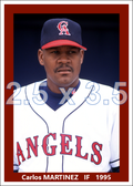 Carlos Martinez - 1995 California Angels - choose a size & style