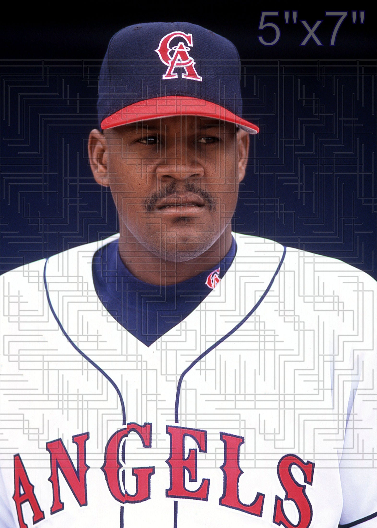 Carlos Martinez - 1995 California Angels - choose a size & style