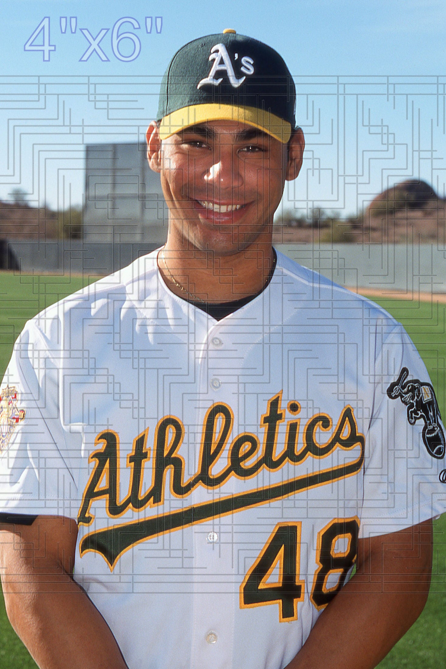 Carlos Pena - 2002 Oakland Athletics - choose a size & style