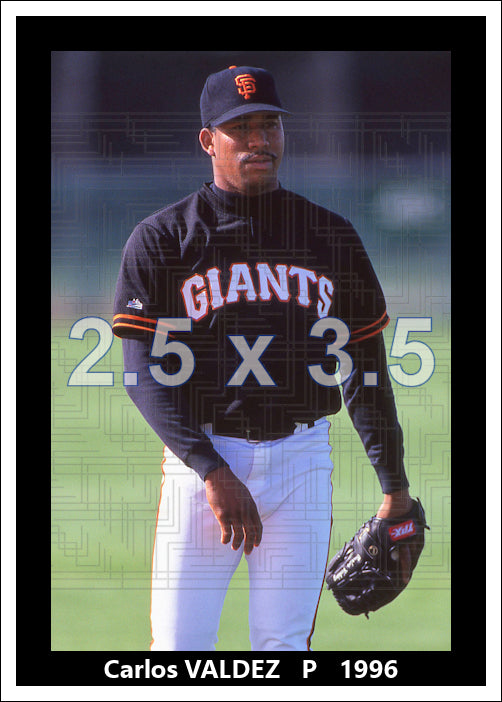 Carlos Valdez - 1996 San Francisco Giants - choose a size & style