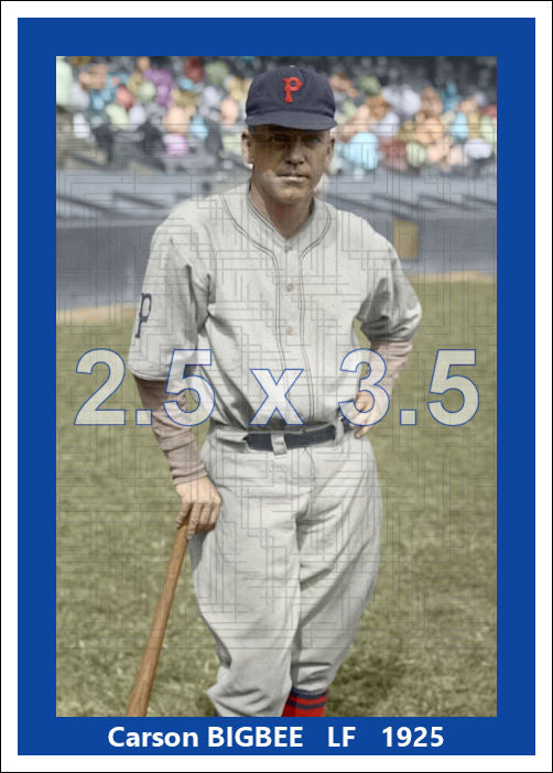 Carson Bigbee - 1925 Pittsburgh Pirates - choose a size & style