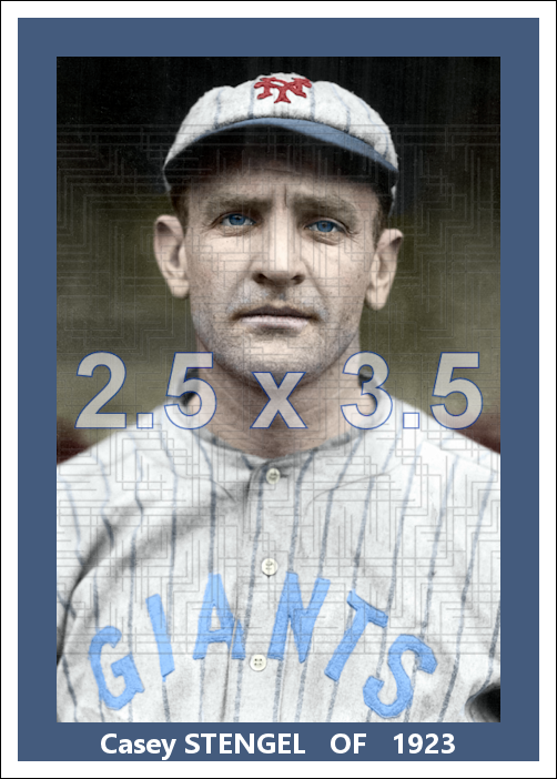 Casey Stengel - 1923 New York Giants - choose a size & style