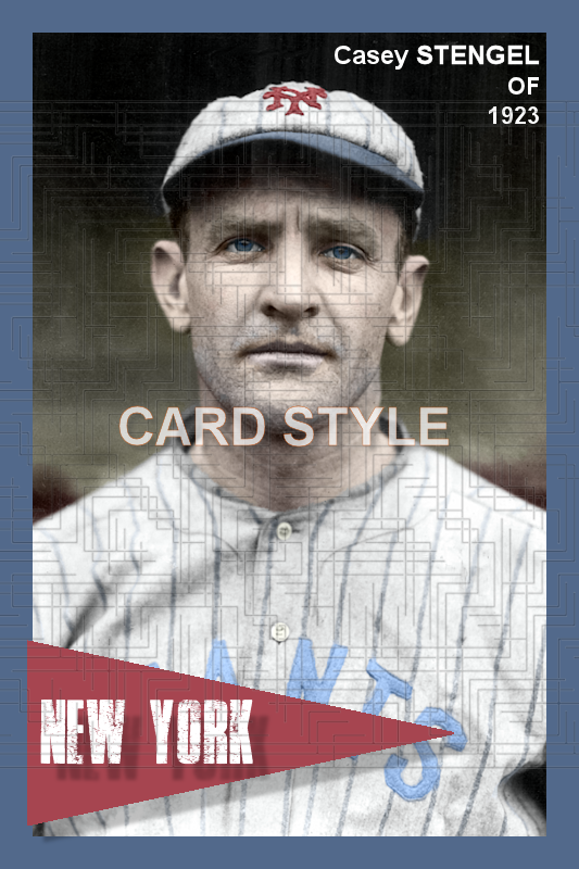 Casey Stengel - 1923 New York Giants - choose a size & style