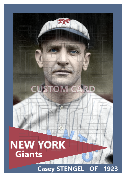 Casey Stengel - 1923 New York Giants - choose a size & style