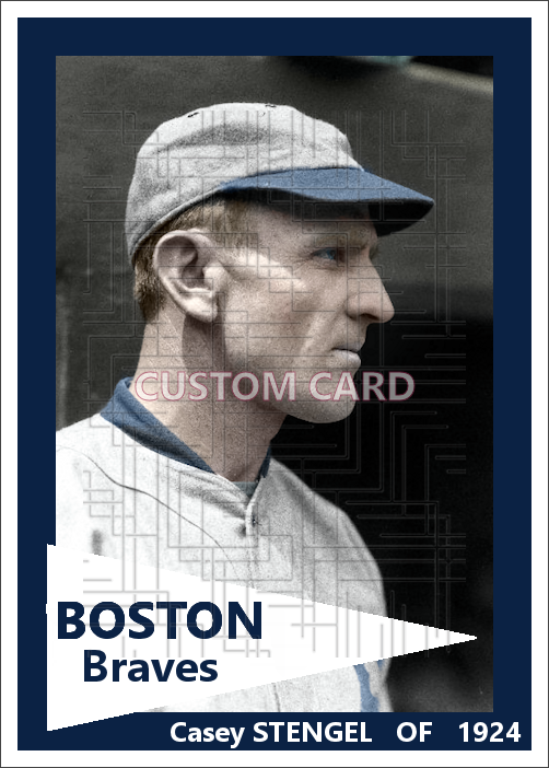 Casey Stengel - 1924 Boston Braves - choose a size & style