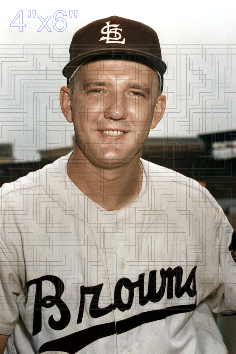 Cass Michaels - 1952 St. Louis Browns - choose a size & style