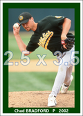 Chad Bradford - 2002 Oakland Athletics - choose a size & style