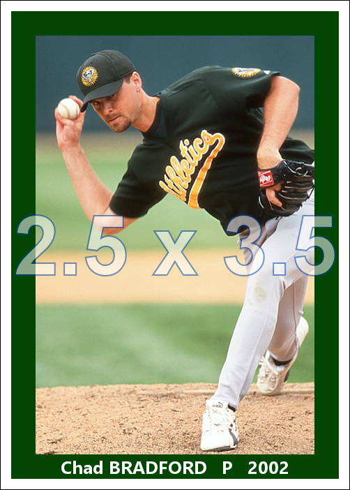 Chad Bradford - 2002 Oakland Athletics - choose a size & style