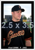 Chad Zerbe - 2002 San Francisco Giants - choose a size & style