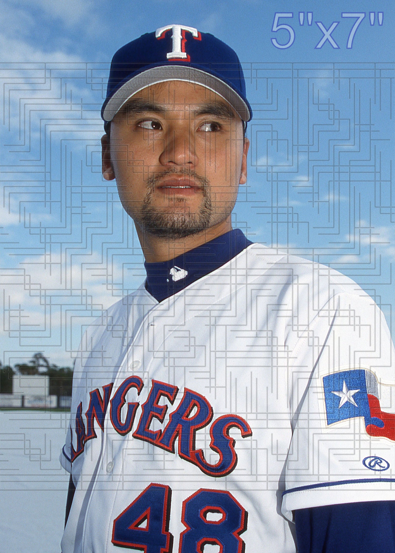 Chan Ho Park - 2002 Texas Rangers - pose A - choose a size & style
