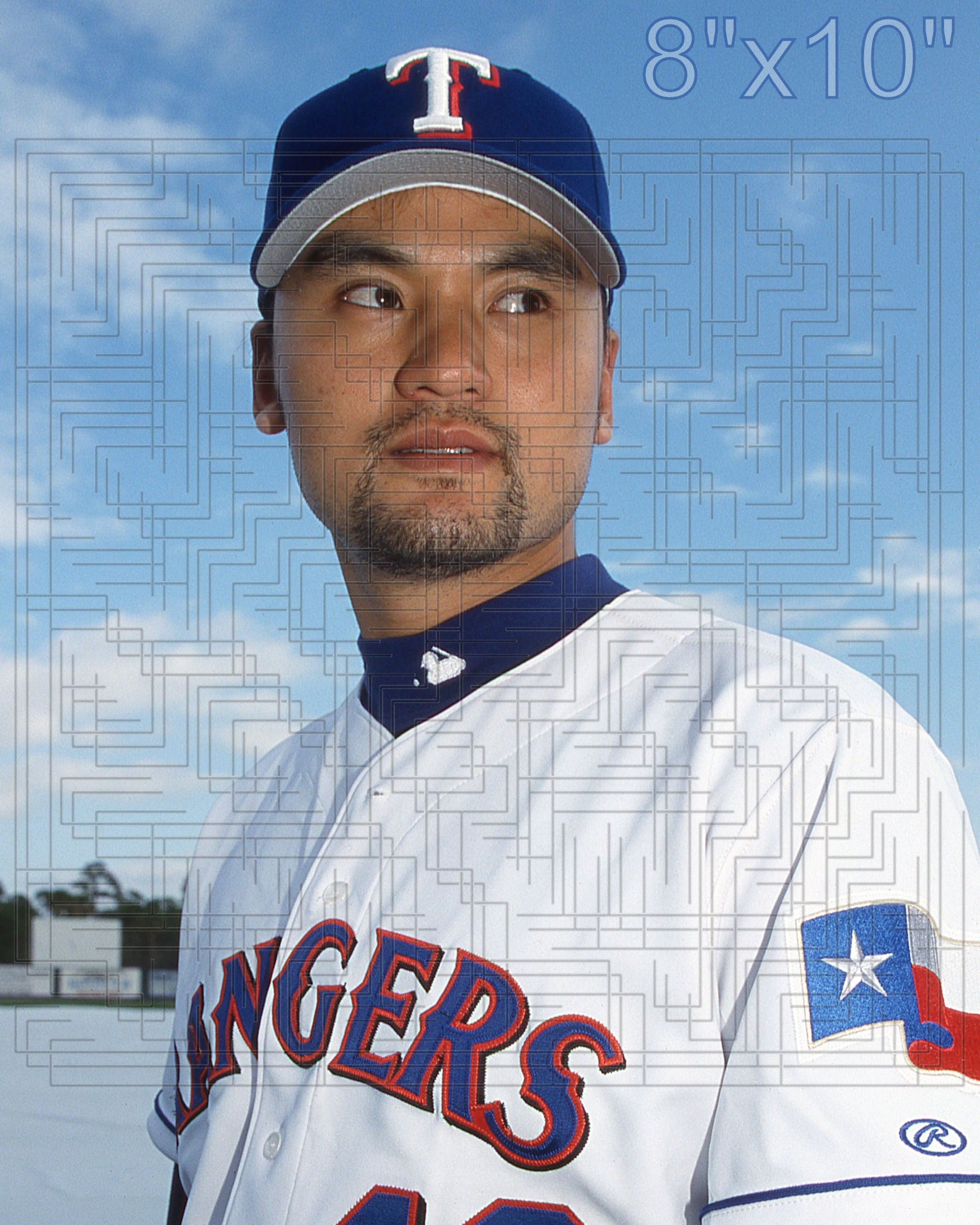 Chan Ho Park - 2002 Texas Rangers - pose A - choose a size & style